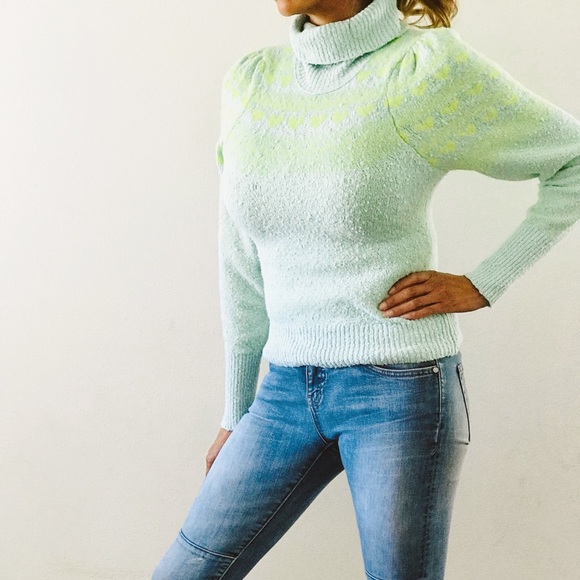 NWOT Free People love notes heart sweater Sz XS - Picture 3 of 9